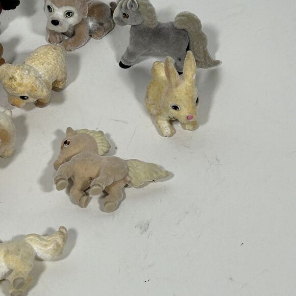 Puppy Animal in My Pocket Flocked Lot Horse Panda Rabbit Duck Sheep 23 Toys - Picture 5 of 8